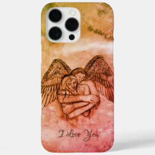 Funda iPhone 16 Pro Max Angel Eros en el amor, te amo