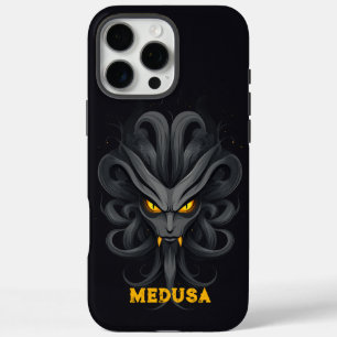 Funda iPhone 16 Pro Max Angry Medusa Black