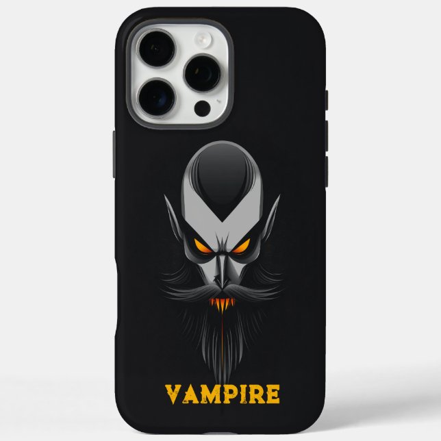 Funda iPhone 16 Pro Max Angry Vampire Black (Reverso)