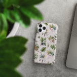 Funda iPhone 16 Pro Max Animal salvaje | Monograma de vegetación de la jun<br><div class="desc">Eleva tu iPhone 16 Pro Max con la combinación perfecta de encanto exótico y encanto personal. Este elegante estuche de teléfono presenta un patrón vibrante y detallado de animales salvajes, que incluyen flamencos elegantes, tigres majestuosos, tocanes y exuberante vegetación de la jungla. El suave fondo pastel permite que los intrincados...</div>