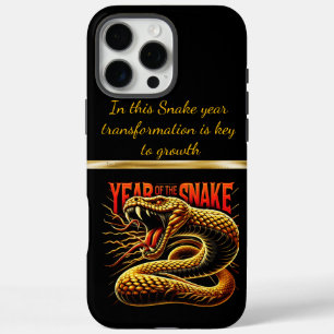 Funda iPhone 16 Pro Max Año de la serpiente: ¡feliz año nuevo chino! 2025