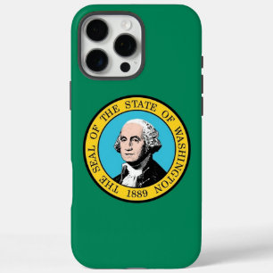 Funda iPhone 16 Pro Max Apple iPhone 16 Pro Max, bandera del estado de Was