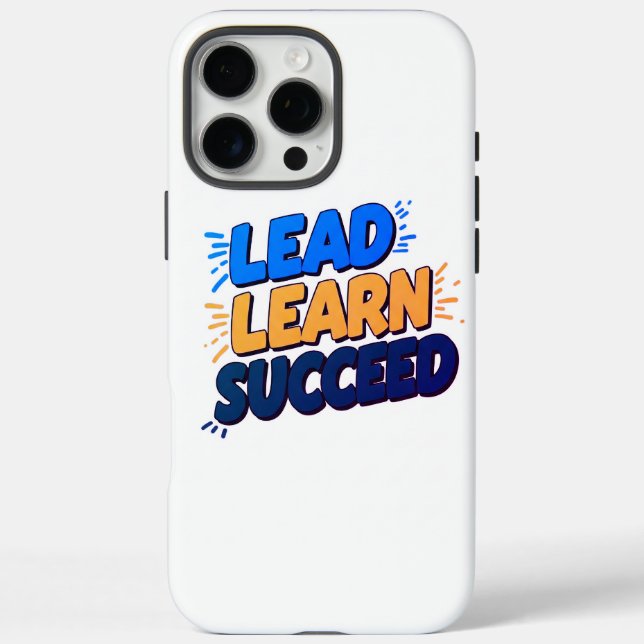 Funda iPhone 16 Pro Max "Apple iPhone 16 Pro Max - LEAD, LEARN, SUCCESS Ed (Reverso)