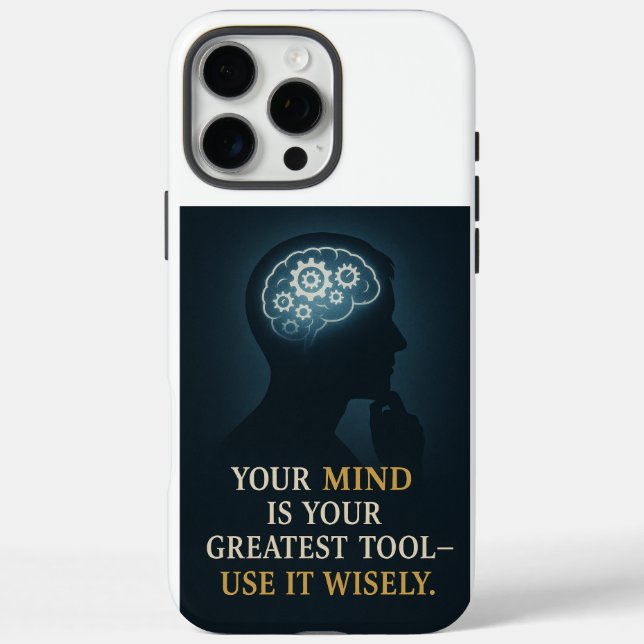 Funda iPhone 16 Pro Max Aproveche el poder de su mente (Reverso)