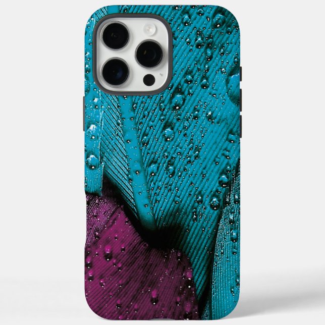 Funda iPhone 16 Pro Max "AquaCircuit: precisión en cada iP de Funda-mate d (Reverso)