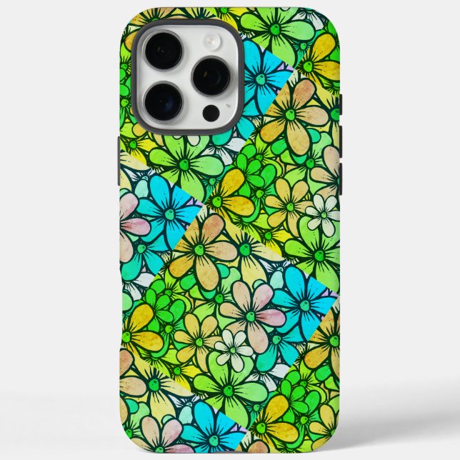 Funda iPhone 16 Pro Max Arcoíris  (Reverso)