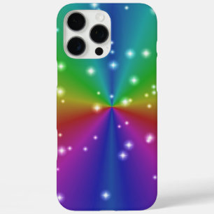 Funda iPhone 16 Pro Max Arcoiris con estrellas