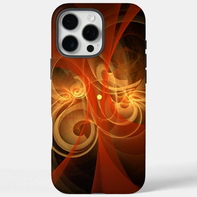 Funda iPhone 16 Pro Max Arte abstracto de magia matutina (Reverso)