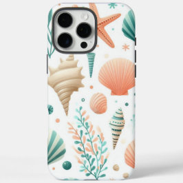 Funda iPhone 16 Pro Max Arte de Conchas Costeras