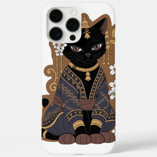 Funda iPhone 16 Pro Max Arte de gato javanés