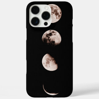 Funda iPhone 16 Pro Max Arte de pared de fases lunares - Decoración celest