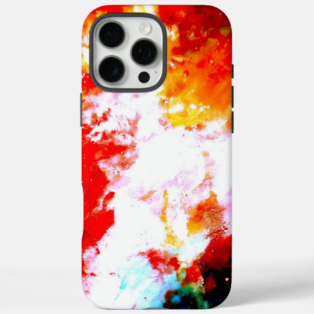 Funda iPhone 16 Pro Max Arte de resumen creativo (Reverso)