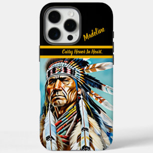 Funda iPhone 16 Pro Max Arte indígena: Toque cultural