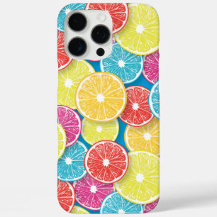 Funda iPhone 16 Pro Max Arte pop de corte de frutas de cítricos
