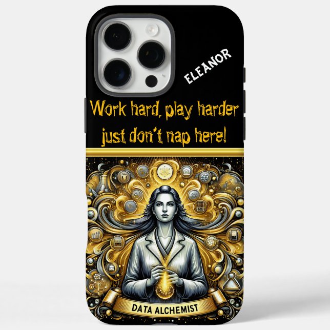 Funda iPhone 16 Pro Max Aspectos de transformación creativa (Reverso)