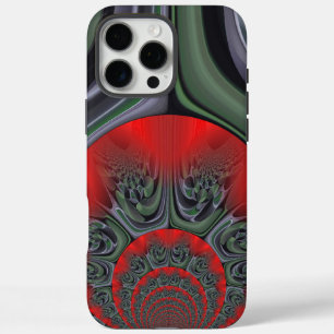 Funda iPhone 16 Pro Max Aurora Roja Hipnótica Aurora Boreal Luces del No