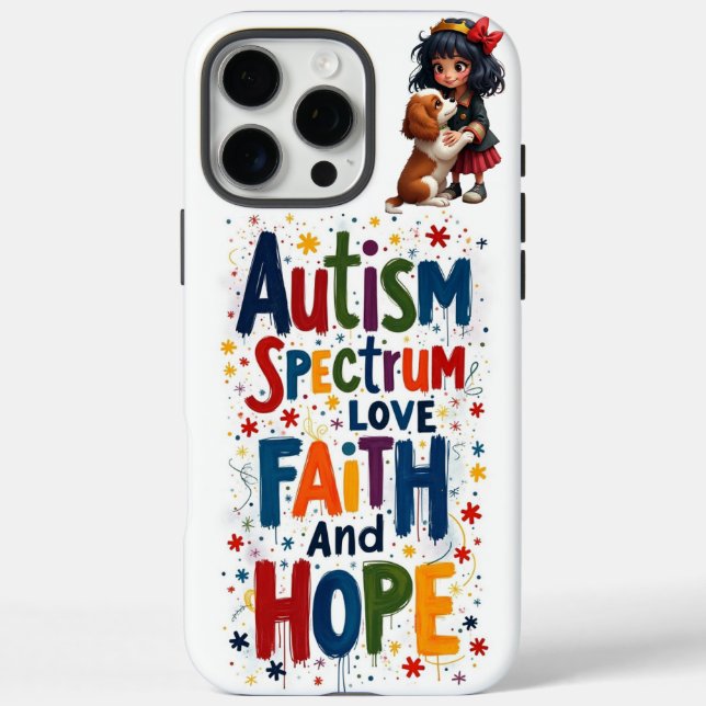 Funda iPhone 16 Pro Max Autismo (Reverso)