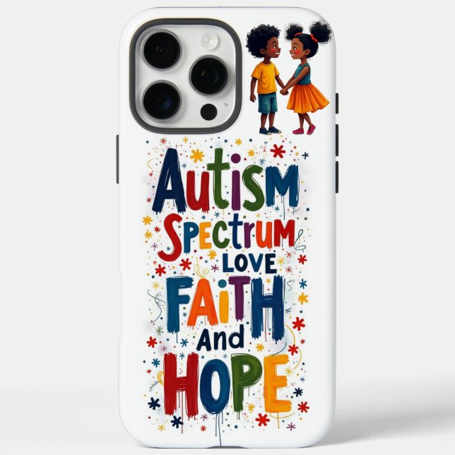 Funda iPhone 16 Pro Max Autismo (Reverso)