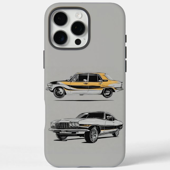 FUNDA iPhone 16 PRO MAX AUTO CARS (Reverso)