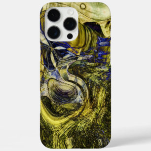Funda iPhone 16 Pro Max Avignon Olive Green Abstract Art