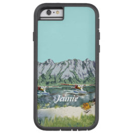 Funda iPhone 16 Pro Max Avión Y Viajes De Pesca De Alaska Bush