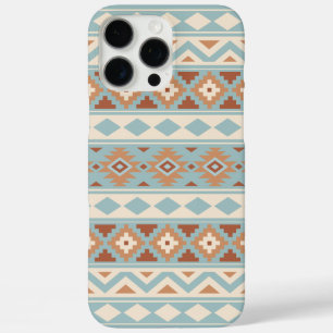 Funda iPhone 16 Pro Max Aztec Essence Ptn IIIb Blue Cream Terracottas