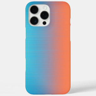 Funda iPhone 16 Pro Max Azul Naranja Tonado suave