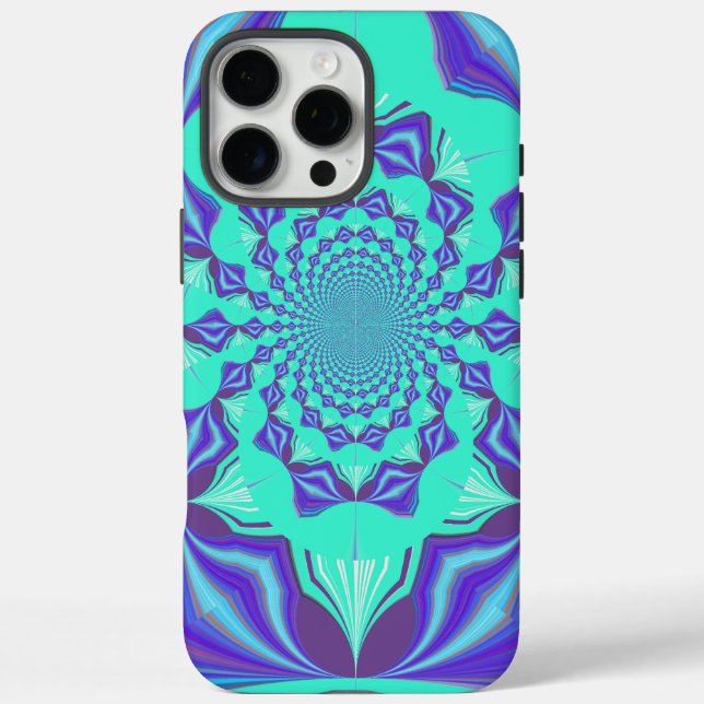 Funda iPhone 16 Pro Max Azul preciado (Reverso)