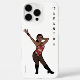 Funda iPhone 16 Pro Max Bailarina Personalizada Estampa Blanca # 1