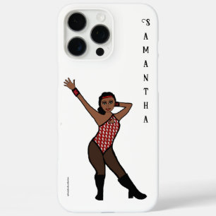 Funda iPhone 16 Pro Max Bailarina Personalizada Estampa Blanca # 1