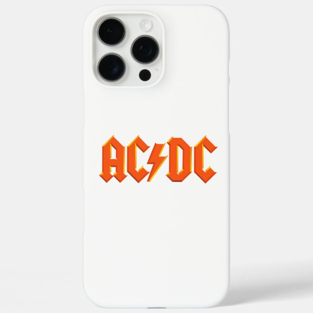 Funda iPhone 16 Pro Max Banda de música ACDC (Reverso )
