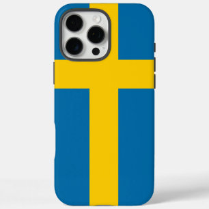 Funda iPhone 16 Pro Max Bandera de Suecia