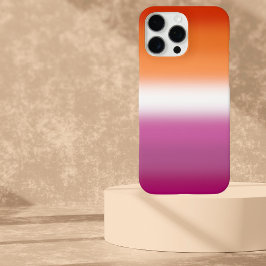 Funda iPhone 16 Pro Max Bandera del Orgullo Lesbiano Gradiente - Bandera L