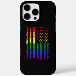 Funda iPhone 16 Pro Max Bandera LGBT Mes del Orgullo Gay Transexual