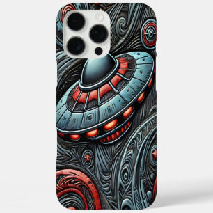 Funda iPhone 16 Pro Max Barco extranjero explorando profundidades cósmicas