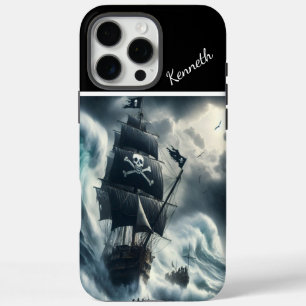Funda iPhone 16 Pro Max Barco Pirata En Tormenta