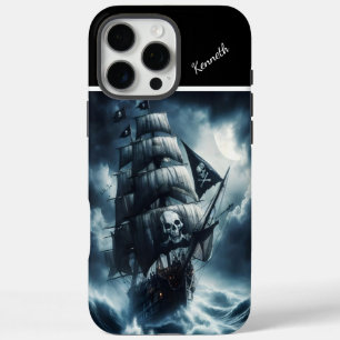 Funda iPhone 16 Pro Max Barco Pirata En Tormenta