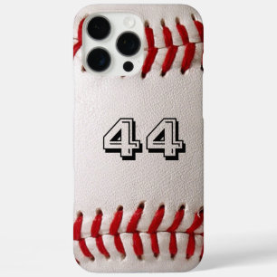Funda iPhone 16 Pro Max Béisbol con número de Personalizable