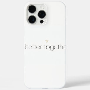 Funda iPhone 16 Pro Max Better Together Wedding iPhone Case