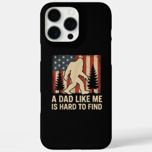 Funda iPhone 16 Pro Max Bigfoot Patriótico Un Papá Como Yo Es Difícil De E