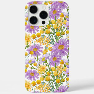 Funda iPhone 16 Pro Max Billy Botones Y Blooms Florales De Daisy