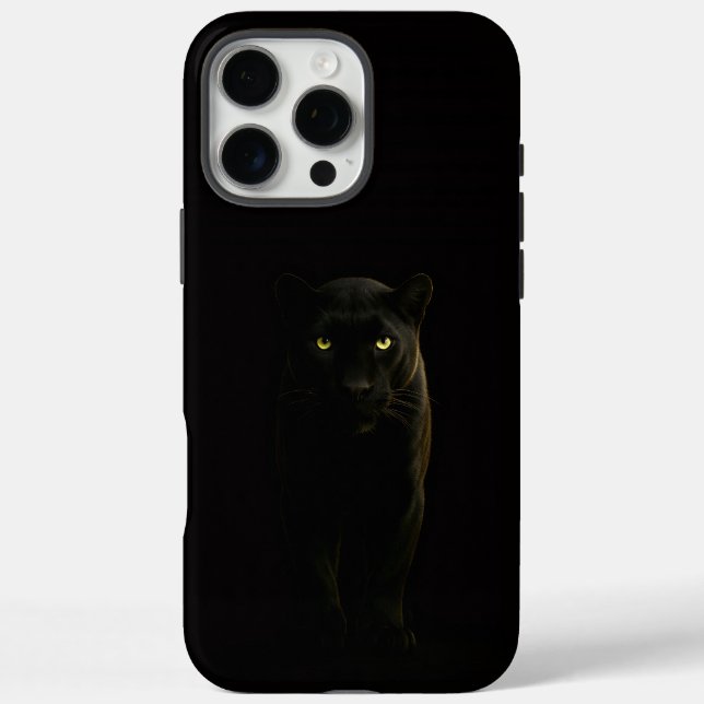Funda iPhone 16 Pro Max Black 4 Luxe iPhone 16 Pro Max, Black Panther (Reverso)