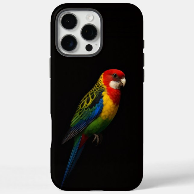 Funda iPhone 16 Pro Max Black 4 Luxe iPhone 16 Pro Max , Eastern Rosella (Reverso)