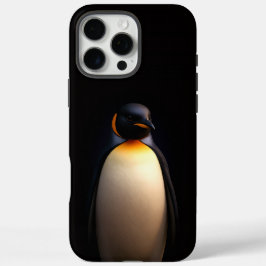 Funda iPhone 16 Pro Max Black 4 Luxe iPhone 16 Pro Max, Emperor Penguin
