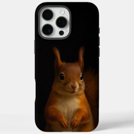 Funda iPhone 16 Pro Max Black 4 Luxe iPhone 16 Pro Max Funda, Red Squirrel