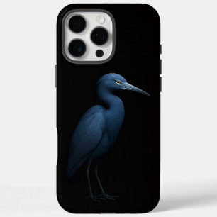 Funda iPhone 16 Pro Max Black 4 Luxe iPhone 16 Pro Max, Garza Azulada