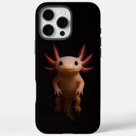 Funda iPhone 16 Pro Max Black 4 Luxe iPhone 16 Pro Max, Mexican Axolotl