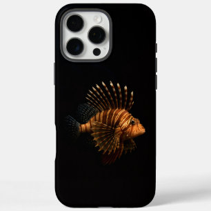 Funda iPhone 16 Pro Max Black 4 Luxe iPhone 16 Pro Max, Pez León Rojo