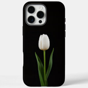 Funda iPhone 16 Pro Max Black 4 Luxe iPhone 16 Pro Max, Tulipán Blanco Per
