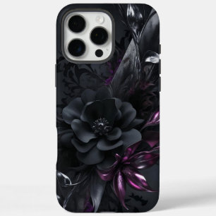 Funda iPhone 16 Pro Max Bloom Obsidian   Elegancia floral oscura